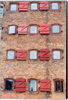 Framed Copenhagen Exterior of Hotel 71 Nyhavn