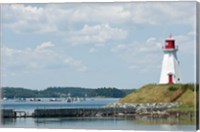 Framed Mulholland Lighthouse, New Brunswick