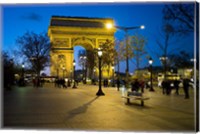Framed Arch of Triumph, Paris, France