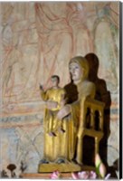 Framed Madonna and Child Statue