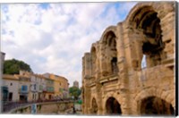 Framed Roman Amphitheatre and Shops, Provence, France