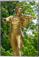 Framed Stadtpark Johann Strauss Monument