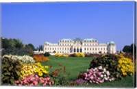 Framed Belvedere Palace, Vienna