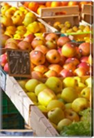 Framed Market Stalls with Produce, Sanary, France