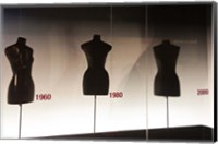 Framed Mannequins in The Museum of Lace and Fashion