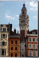Framed Lille Architecture and Bell Tower