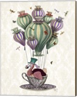 Framed Dodo Balloon with Dragonflies