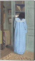 Framed Woman in Blue Searching a Cabinet, 1903