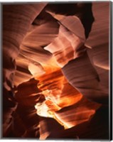 Framed Red Sandstone Walls, Lower Antelope Canyon (Color)