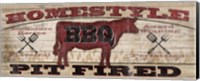Framed Homestyle BBQ I (Cow)