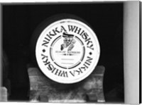Framed Nikko Whiskey Barrel