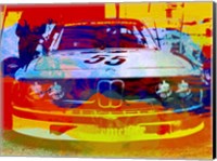 Framed BMW Racing Watercolor