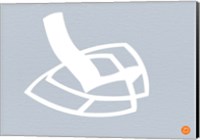Framed White Rocking Chair