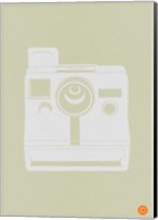 Framed White Polaroid Camera 2