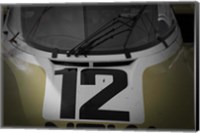Framed Racing number