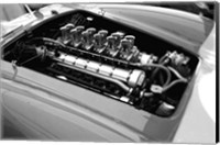 Framed Ferrari Engine