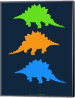 Framed Dinosaur Family 8