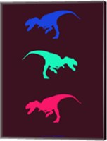 Framed Dinosaur Family 15