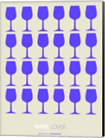 Framed Wine Lover Purple
