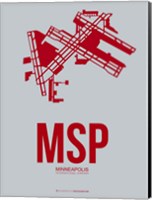 Framed MSP Minneapolis 3
