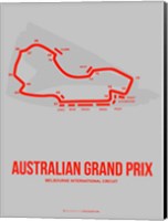 Framed Australian Grand Prix 1