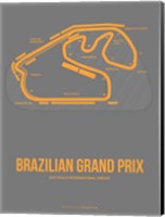 Framed Brazilian Grand Prix 1