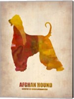 Framed Afghan Hound