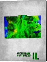 Framed Wicker Park Illinois