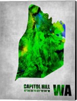 Framed Capitol Hill Washington