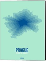 Framed Prague Radiant Map 4