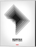 Framed Washington DC Radiant Map 5