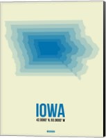 Framed Iowa Radiant Map 1