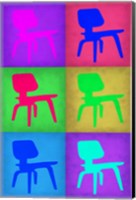 Framed Eames Chair Pop Art 5