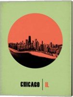 Framed Chicago Circle 2