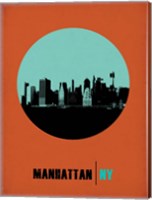 Framed Manhattan Circle 1
