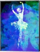 Framed Ballerina's Dance Watercolor 4