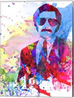 Framed Anchorman Watercolor 2