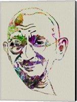 Framed Gandhi Watercolor
