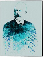 Framed Tchaikovsky Watercolor