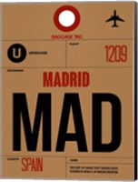 Framed MAD Madrid Luggage Tag 2