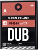 Framed DUB Dublin Luggage Tag 2