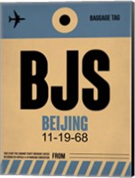 Framed BJS Beijing Luggage Tag 2