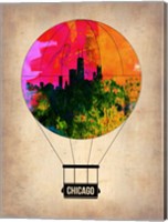 Framed Chicago Air Balloon