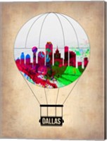 Framed Dallas Air Balloon