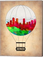 Framed Denver  Air Balloon