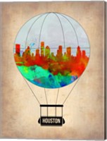 Framed Houston Air Balloon