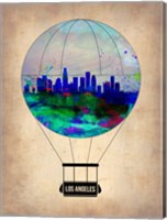 Framed Los Angeles Air Balloon