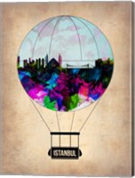 Framed Istanbul Air Balloon