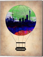 Framed Johannesburg Air Balloon