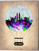 Framed Kuala Lumpur Air Balloon